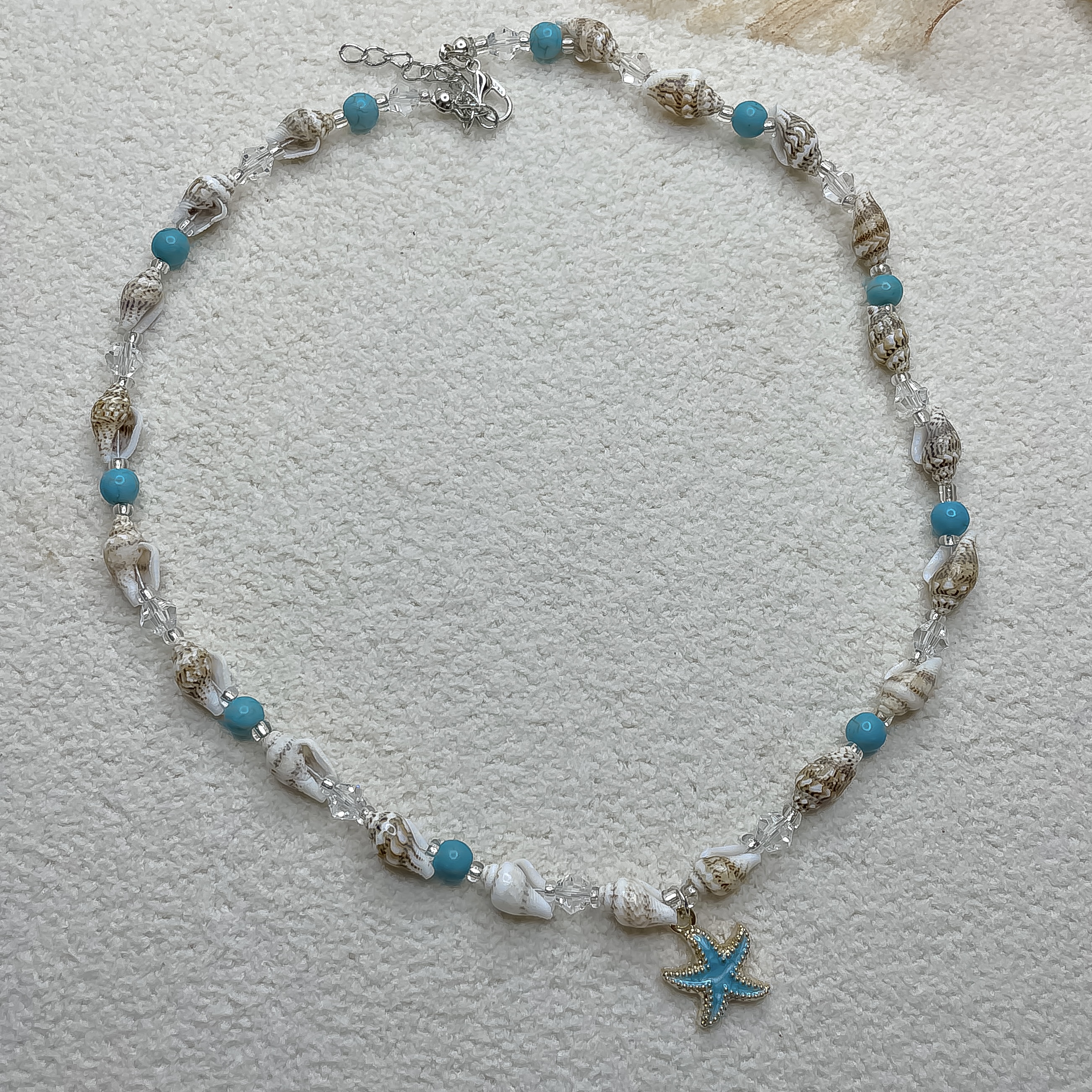 گردنبند صدف و‌ گوش ماهی